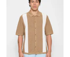 Australian Cotton Knit Stripe Shirt - Commons