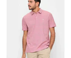 Target Australian Cotton Micro Stripe Polo Top