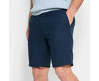 Linen Blend Tailored Shorts - Preview