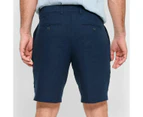 Linen Blend Tailored Shorts - Preview