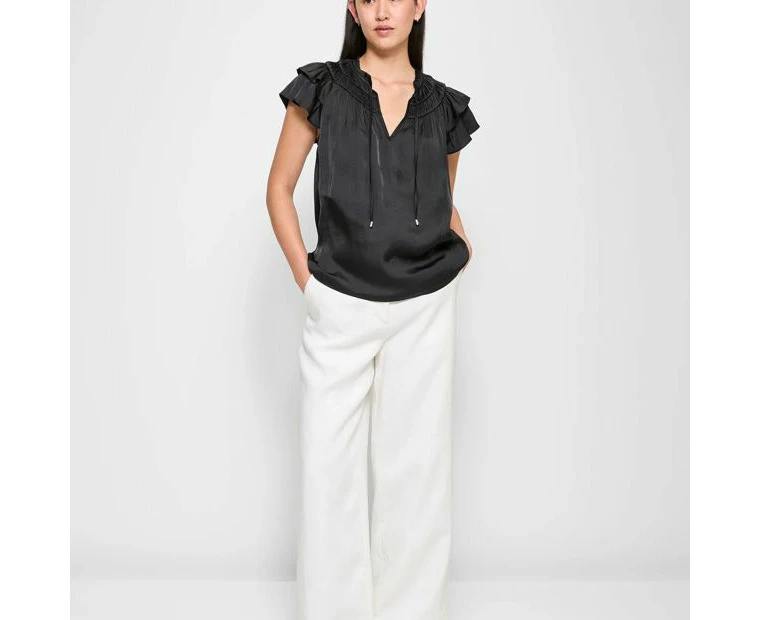 Flutter Shirred Blouse - Preview