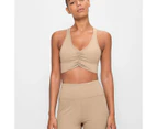 Target Active Ruched Plunge Crop Top