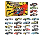 Gigbuff Cam 24 Pieces Toy Cars Advent Calendar Kids Pull Back Cars Set, Racing Cars,  Countdown Calendar,  Gifts for Kids Boys Girls