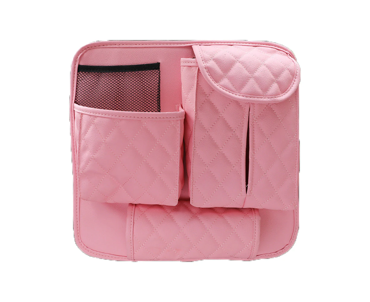 Car Storage Bag Vehicle Multi-Functional Storage Bag,Pink