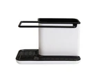 Kitchen Sink Caddy Organizer, Sponge Holder for Sink - Black