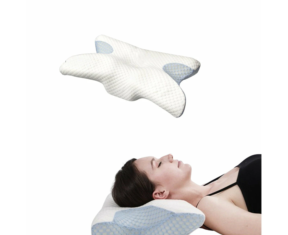 Cervical Memory Foam Pillow Ergonomic Support Sleeping Pillow for Side Back Stomach Sleepers