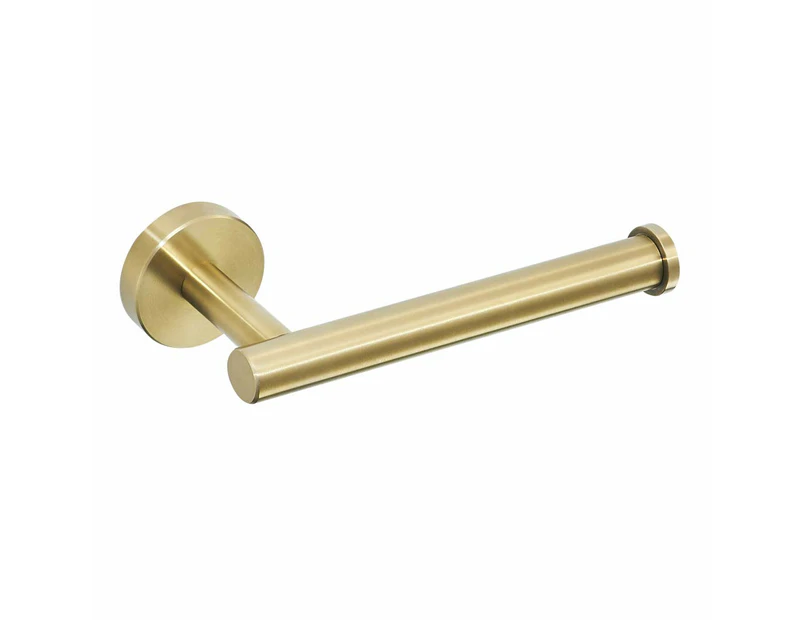 304 Stainless Steel Toilet Paper Holder Wall Mounted Toilet Roll Holder for Bathroom Brushed Gold Toilet Accessory