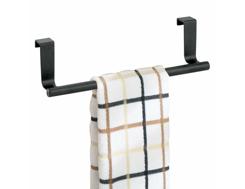 Kitchen Bathroom Stainless Steel Over Cabinet Towel Bar Holder Over Door Towel Rack