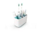 Electric Toothbrush Holder Bathroom Caddy Storage Multifunction Organizer-Blue