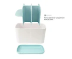 Electric Toothbrush Holder Bathroom Caddy Storage Multifunction Organizer-Blue