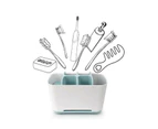 Electric Toothbrush Holder Bathroom Caddy Storage Multifunction Organizer-Blue