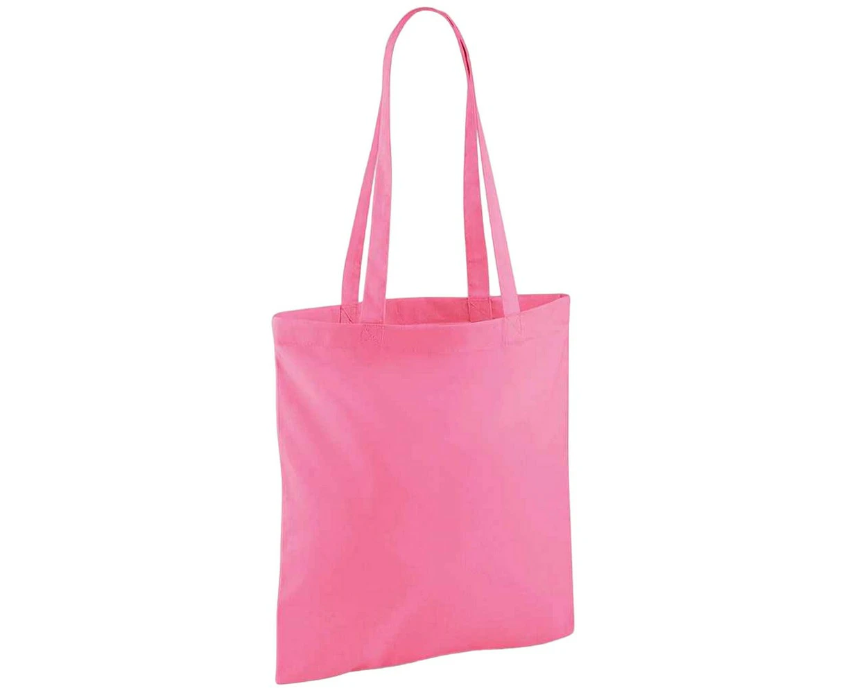 Westford Mill Bag For Life Long Handle Tote Bag (True Pink) - RW9149