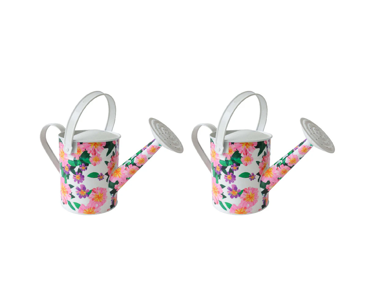 2x LVD Aluminium 1L Watering Can Gardening Hibiscus Home/Garden Decor Medium