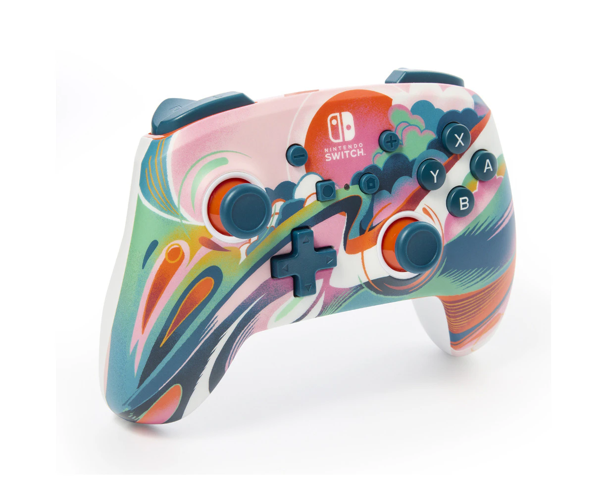 PowerA Nintendo Switch Wireless Bluetooth Gaming Controller Liquid Sunset