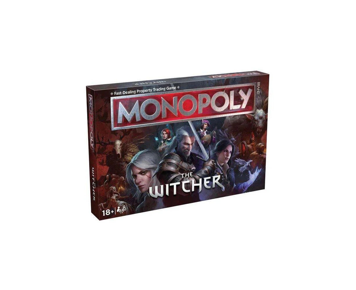 Monopoly The Witcher Themed Party Tabletop Interactive Board Game 18+