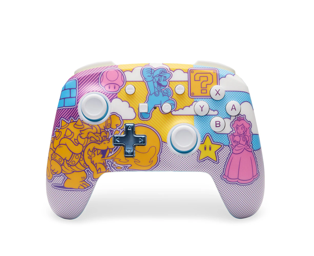 PowerA Nintendo Switch Wireless Gaming Controller Mushroom Kingdom Pop Art