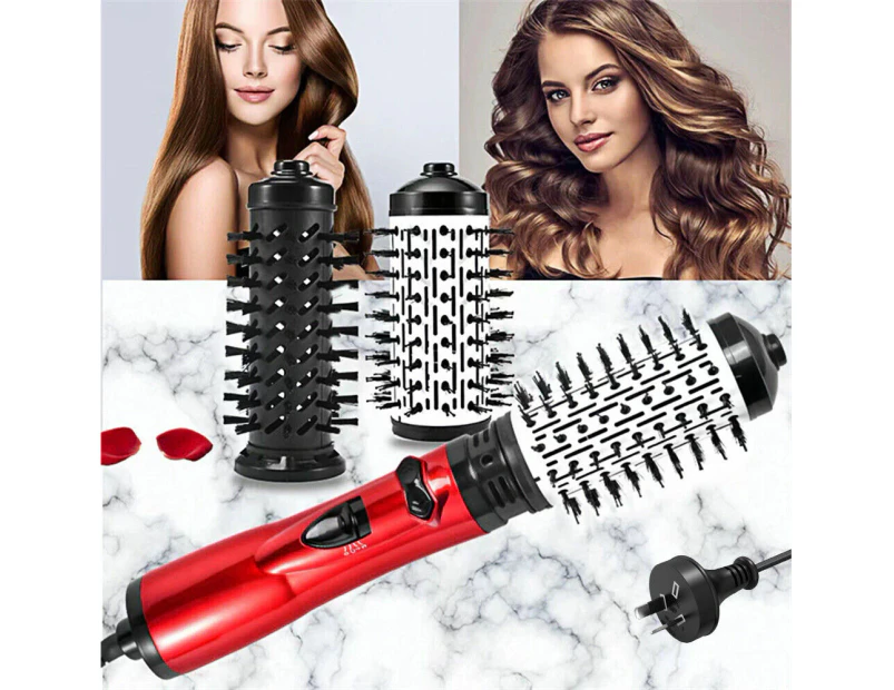 3-in-1 Hot Air Styler Comb Curler Rotating Hair Dryer Brush Hair Styling Tools