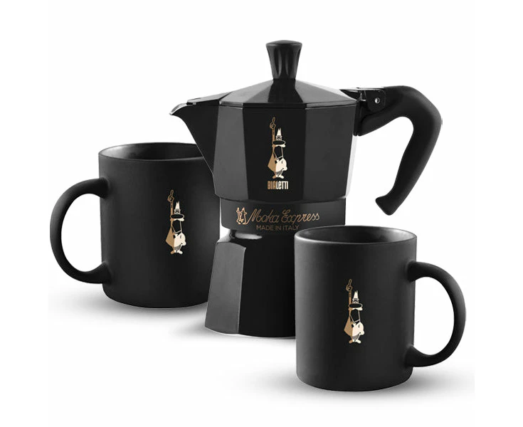 Bialetti Moka Express Black Edition Gift Set