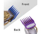 Wahl Hair Clipper Guards with Metal Clips - Fits Full Size Wahl Hair Clippers, (10/8 Pack) - 8 Piece Set