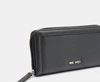 Nine West Zuri Zip Around Wallet - Black