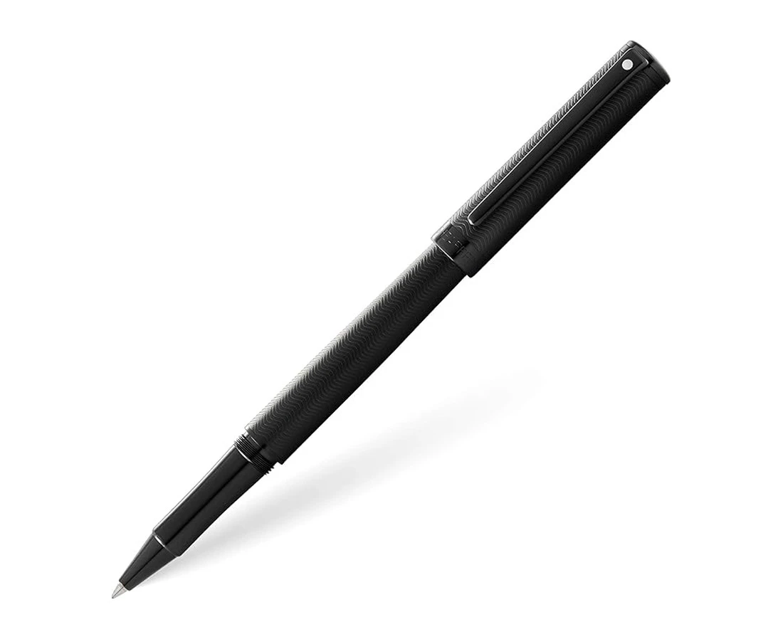 Sheaffer Intensity Engraved Trim Roller Ball Pen Office Writing Matte Black