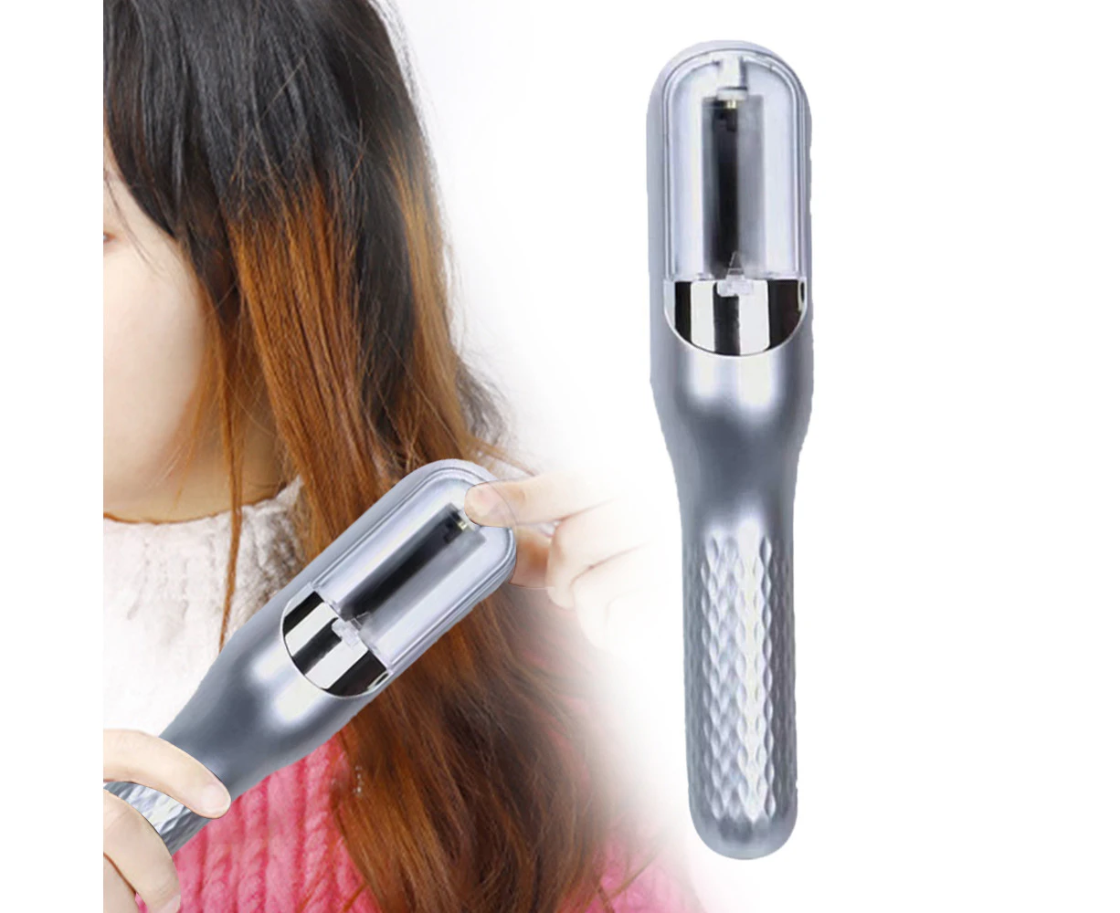 Hair Split Ends Trimmer Hair End Cutting Machine Hair Beauty Care Tool-Silver