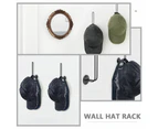 2 Pcs Hat Hanger Holder Organizer Baseball Cap Storage Rack