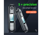 High Accuracy Portable Breathalyzer Rechargeable Breath Analyzer Digital Alcohol