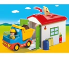 Playmobil 1.2.3 - Garbage Truck with Garage