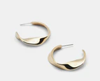 Calvin Klein Ethereal Metals Hoop Earrings - Gold