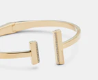 Calvin Klein Minimal Linear Hinge Bangle - Carnation Gold