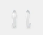 Calvin Klein Twisted Ring Hoop Earrings - Silver