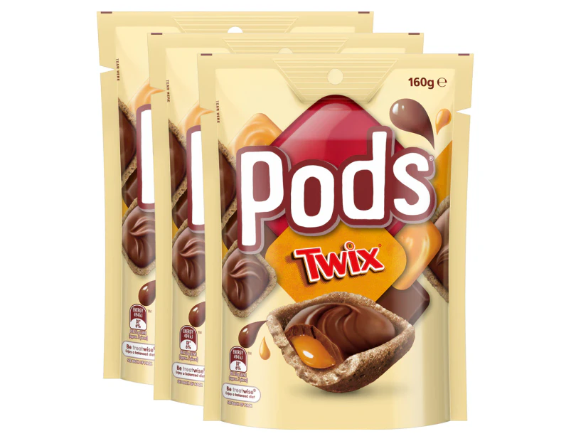 3 x Pods Twix 160g