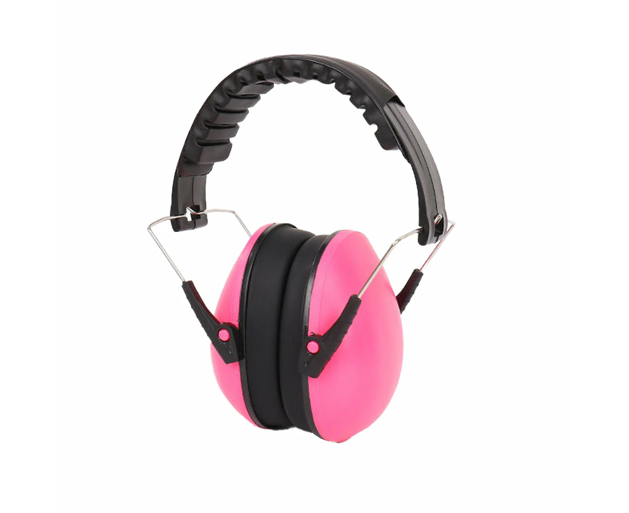 Noise Cancelling Earmuffs for Kids Hearing Protection Safety Headphone Pink