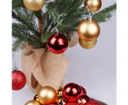 24Pcs Christmas Ball Hanging Bauble New Year Wedding Home Party Tree Decoration-Lake Blue