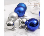 24Pcs Christmas Ball Hanging Bauble New Year Wedding Home Party Tree Decoration-Lake Blue