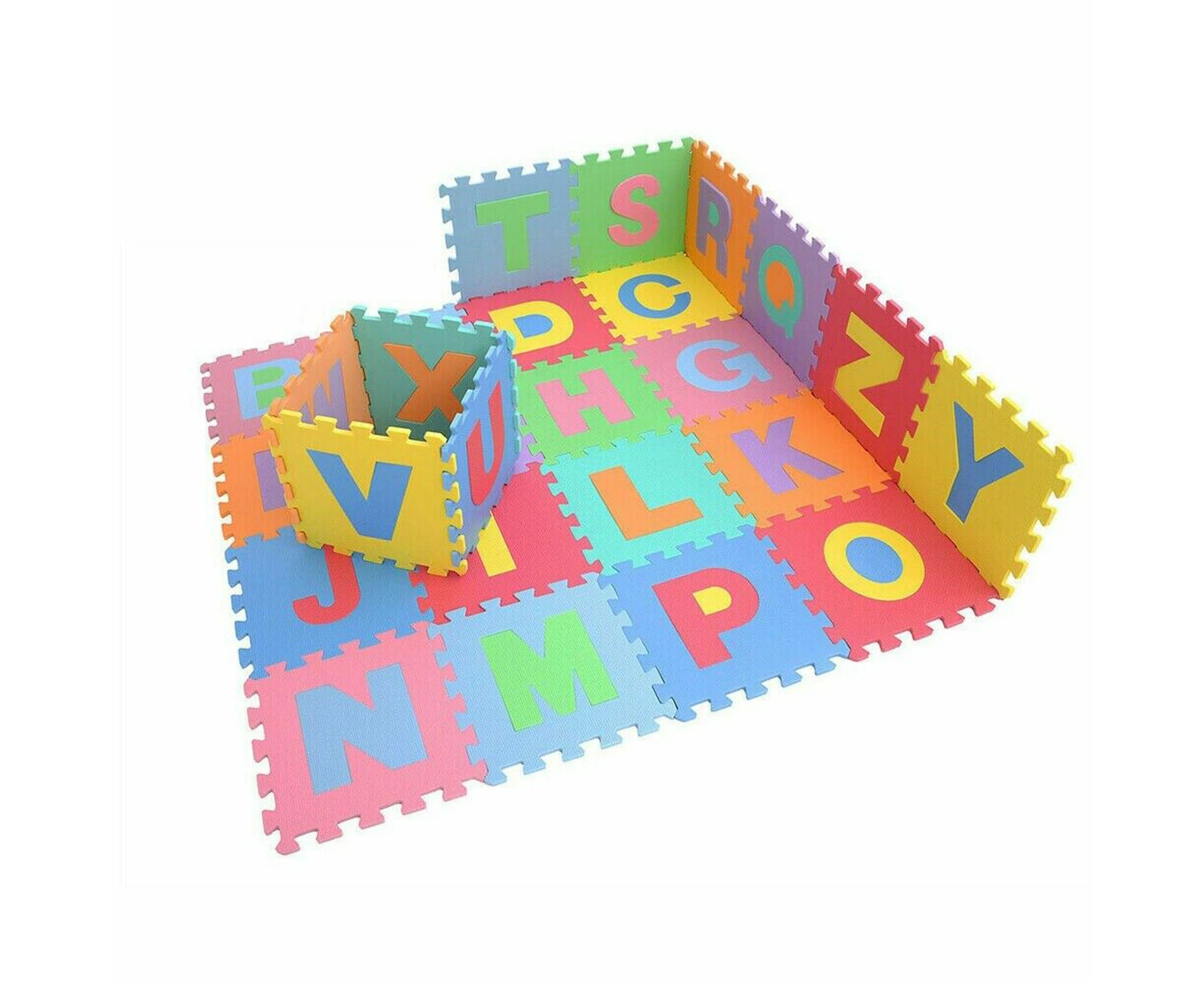 26/36/52/72PCS Alphabet/Number Interlocking EVA Foam Floor Mat Gift