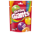 2 x Skittles Giants Chews Bag Fruits 170g