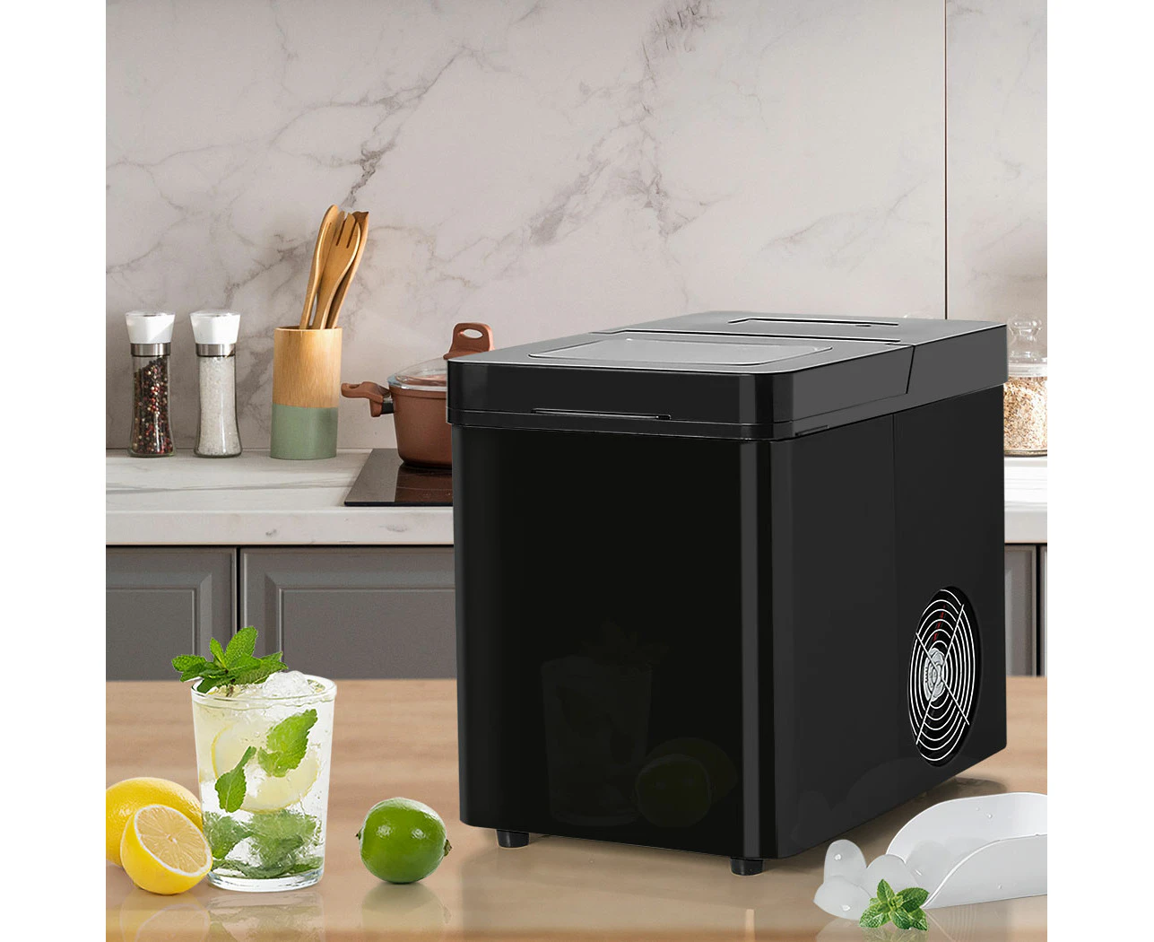 Spector Portable Ice Maker Machine 2.1L Ice Cube 15KG/24H Bar Countertop Party