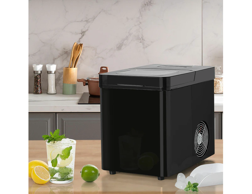 Ice Maker Machine Commercial Coutertop Home Party Ice Cold Drink Self-cleanning