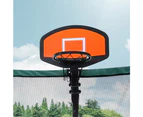 Centra Trampoline Basketball Set Kids Basketball Hoop Ring Backboard Pump Ball