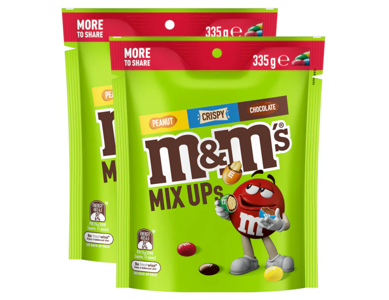 2 x M&M's Mix Ups 335g