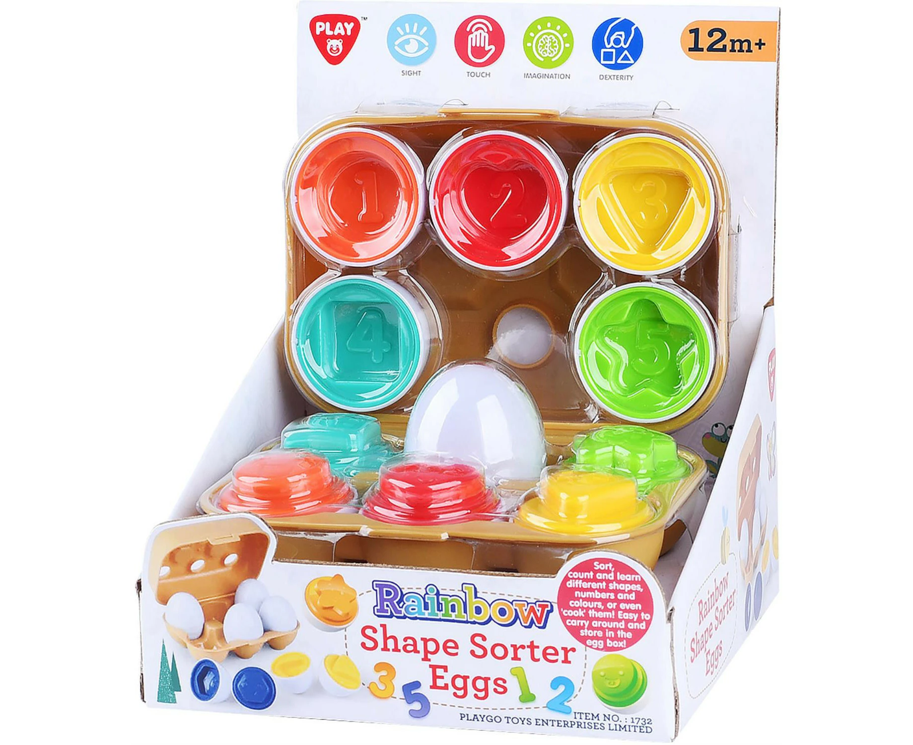 Rainbow Shape Sorter Eggs Set