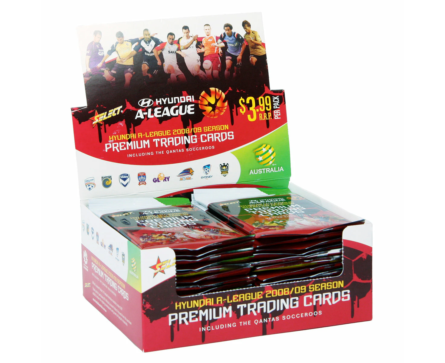 2008 A-League Soccer Cards Sealed Hobby Box (32 Packs)