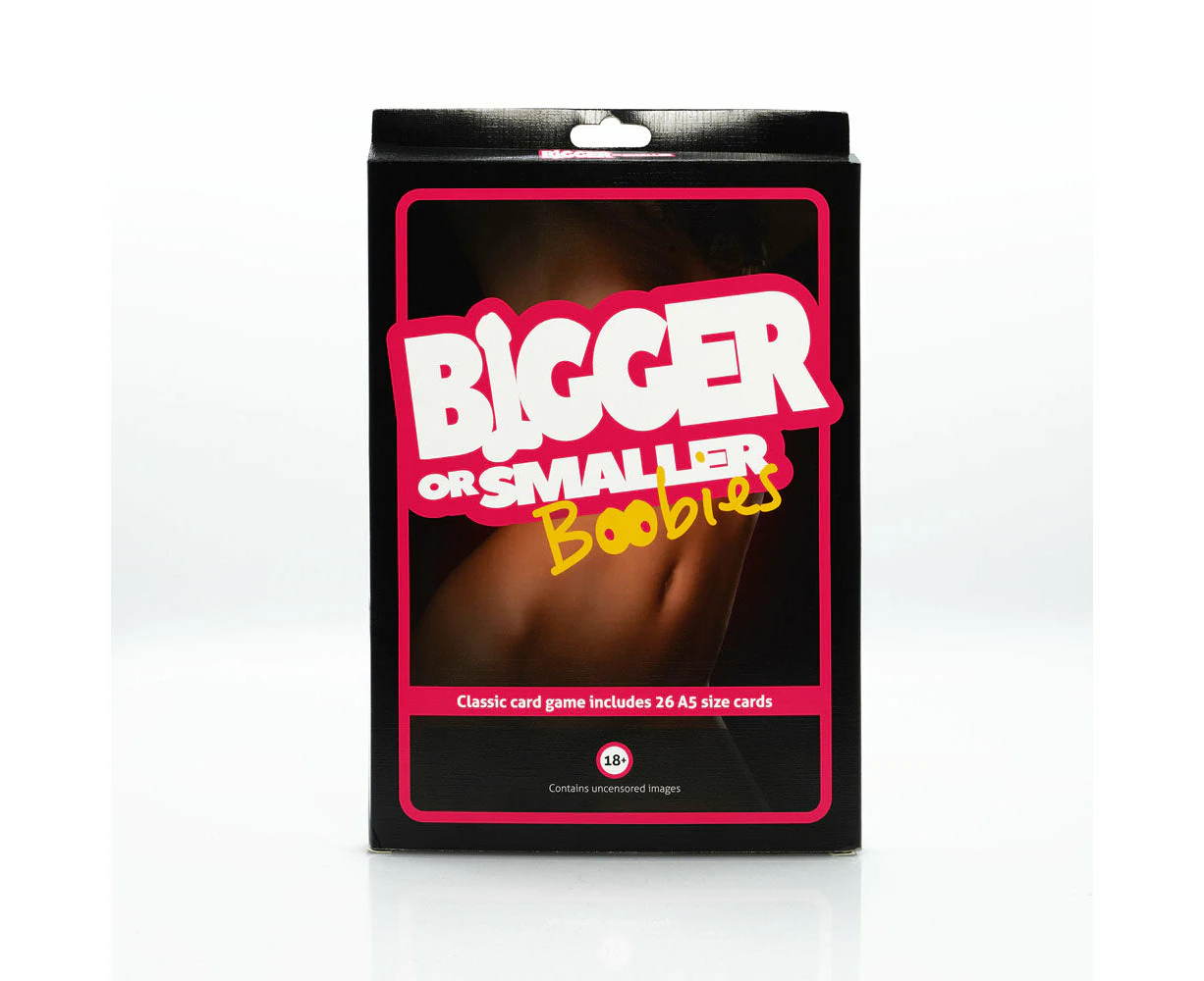 Introducing The Sensation Seeker's Delight: The Bigger Or Smaller Boobs Card Game