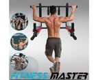 Fitness Master Chin Up Bar Power Pull Up Wall Mounted Gym Dip Station Equipment