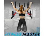 Fitness Master Chin Up Bar Power Pull Up Wall Mounted Gym Dip Station Equipment