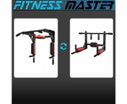 Fitness Master Chin Up Bar Power Pull Up Wall Mounted Gym Dip Station Equipment