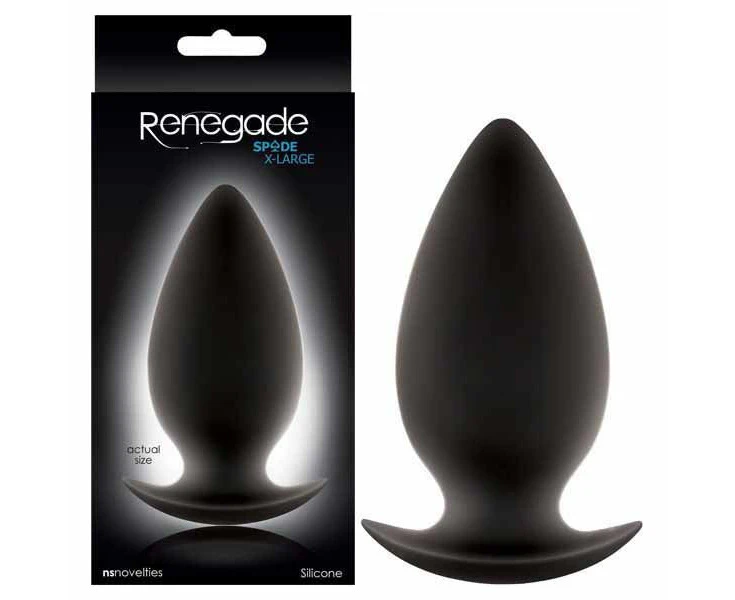 Renegade Spades R4 Silicone Anal Plug Sensual Pleasure For All Genders Intense Satisfaction In Sultry Black