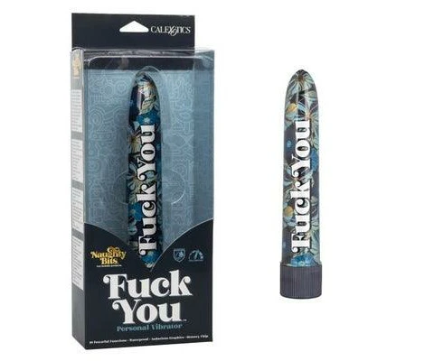 Naughty Bits Fuck You Personal Vibrator - 2 X 4.5 X 11.25(in) / 5 X 11.25 X 28.5(cm)